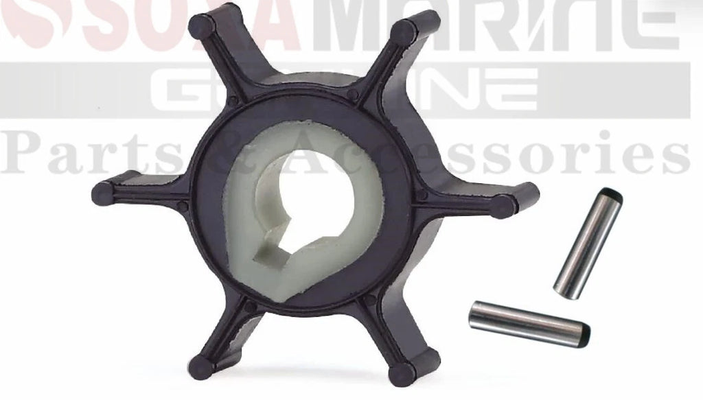 5pcs Water Pump Impeller with Key for Yamaha Outboard Motor (646-44352-01)