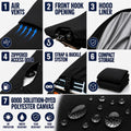 Jet Ski Cover for Sea-Doo RXP-X 300 (2021–2022) 600 Denier Black