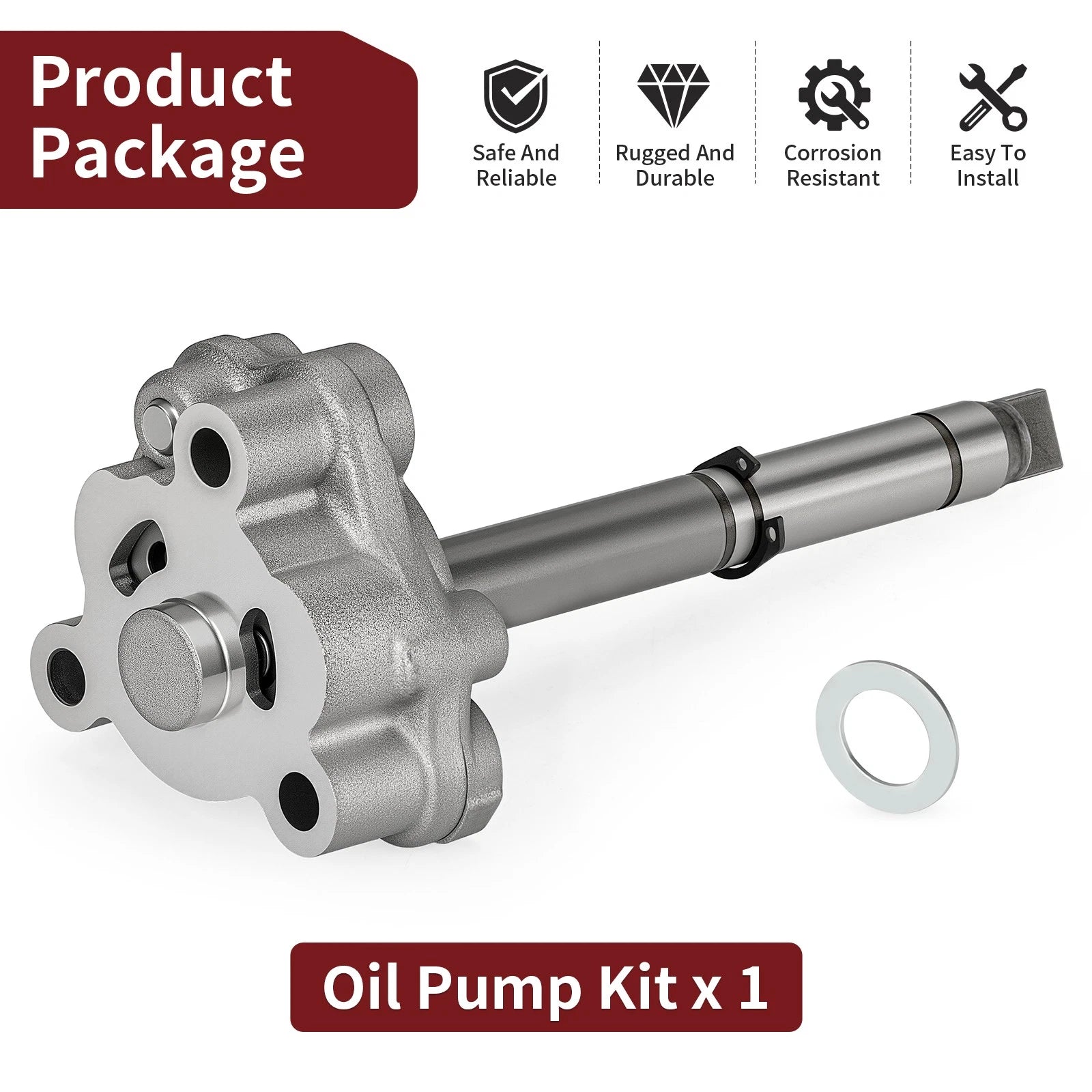 Oil Pump for Yamaha Kodiak Grizzly Rhino Wolverine 400 450 (2000–2024)