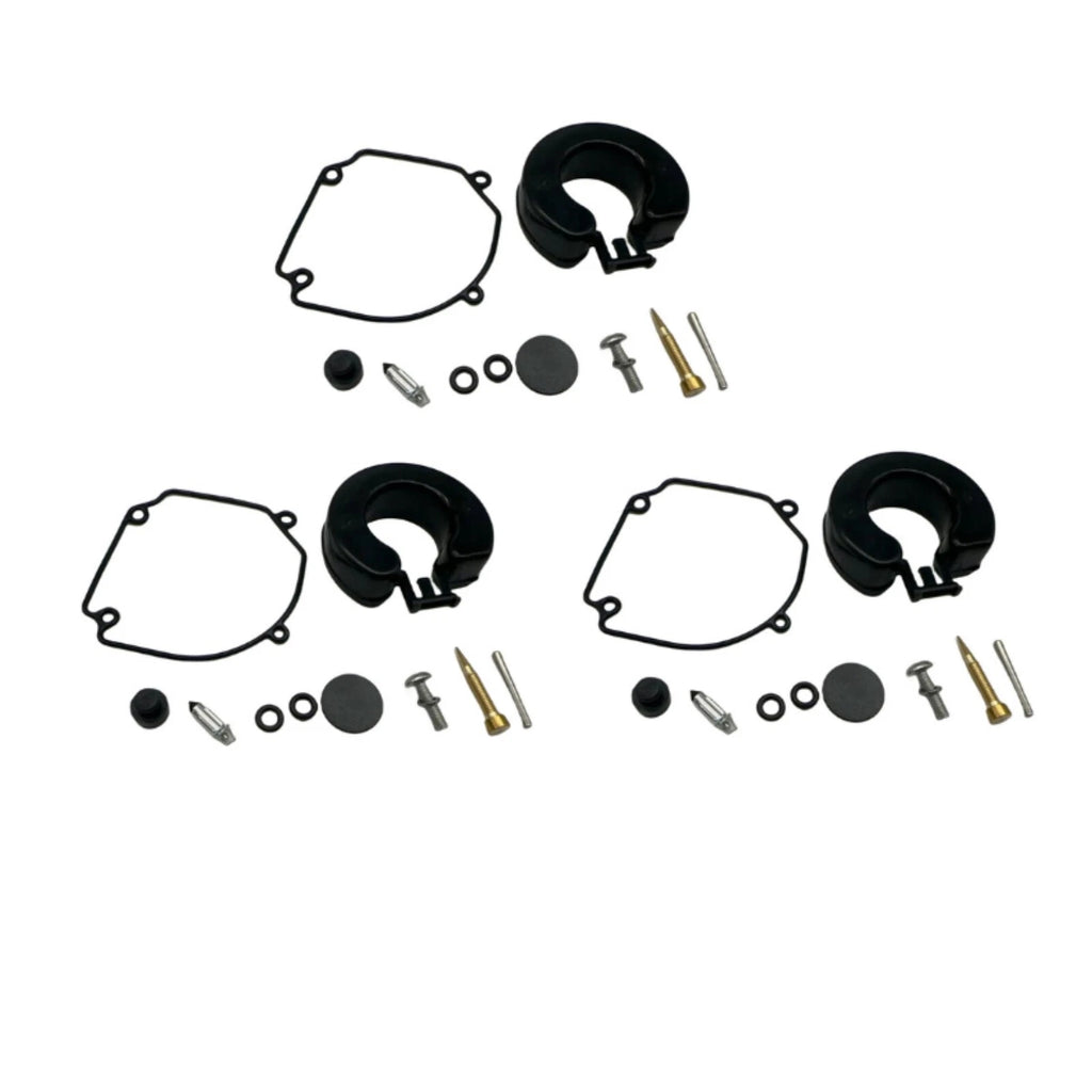 Set of 3 Carburetor Kits for Tohatsu 25-30 Hp (Replaces 346-87122-0)