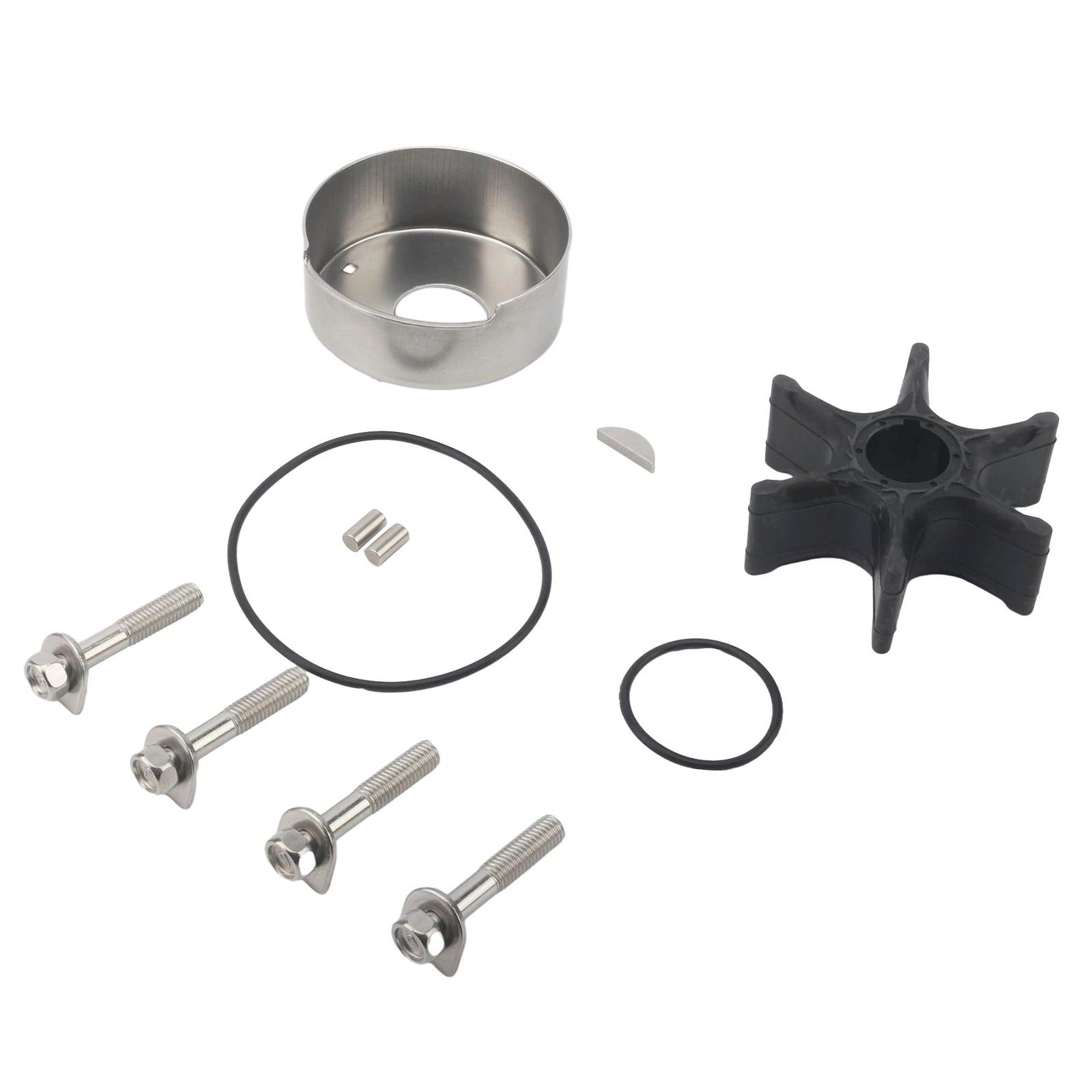 Water Pump Impeller Repair Kit for Yamaha Outboard (18-3474, 18-3516, 18-3515)