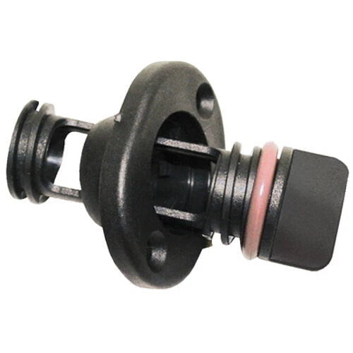 2X Retained Screw Type Nylon Drain Plug for Boats (Fits 1 Inch Diameter Hole)