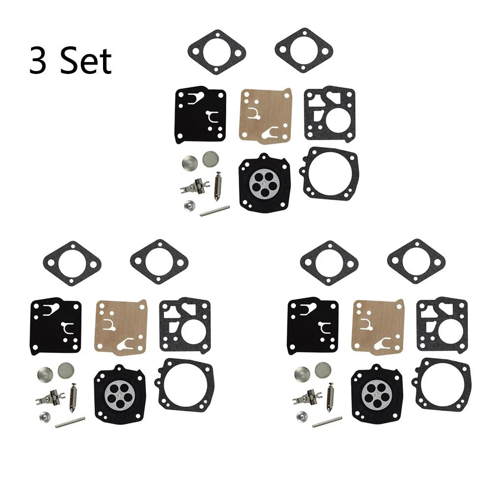 Set of 3 Carburetor Diaphragm Repair Kits for Stihl 040 041 045 051 (RK21-HS)