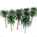 10Pcs Coconut Palm Tree Landscape Ornament for Garden Park Railroad
