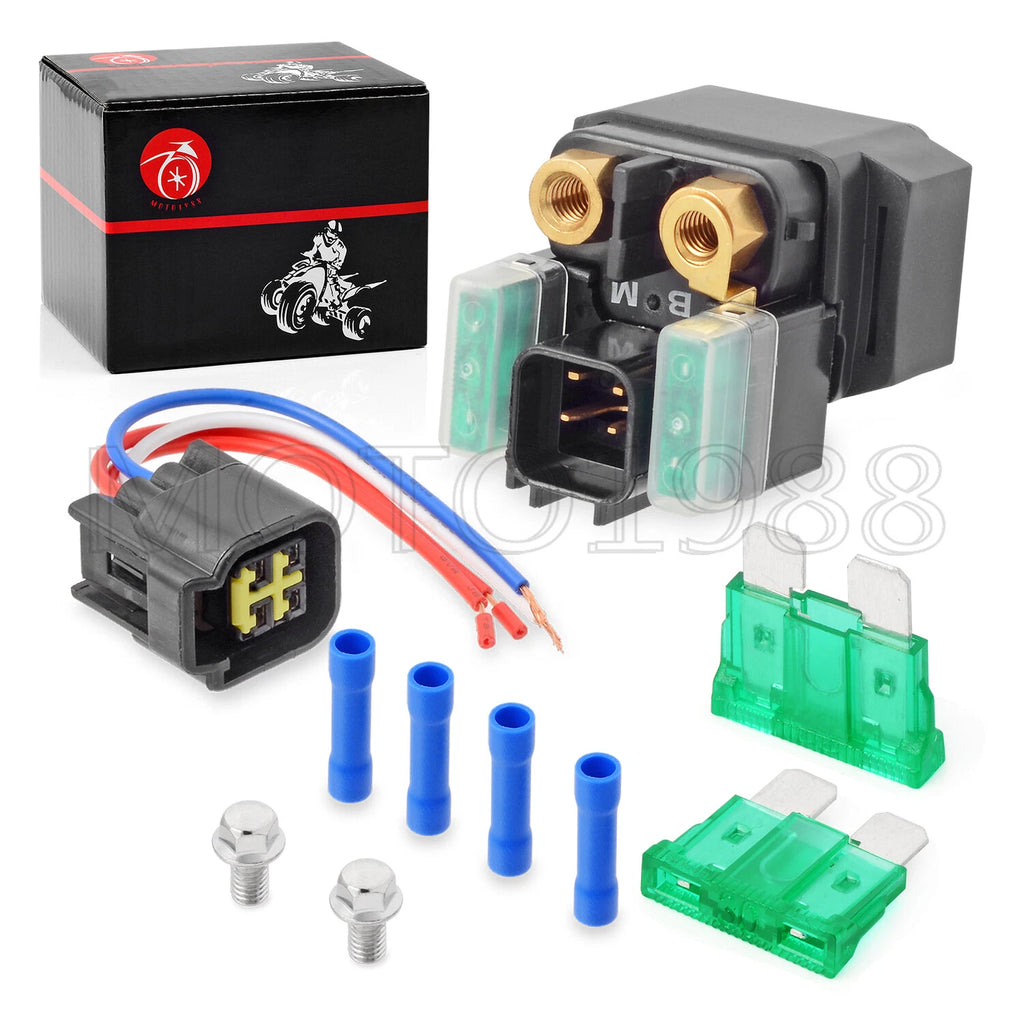 Starter Solenoid Relay B-M & Plug for Yamaha XVS950 XVS650 YXZ1000 XSR700 XSR900