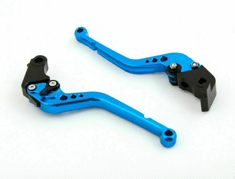 Long Clutch Levers for Yamaha FJR 1300 (2004–2014), XJR 1300 (2004–2013), SUPERTENERE, Blue T9