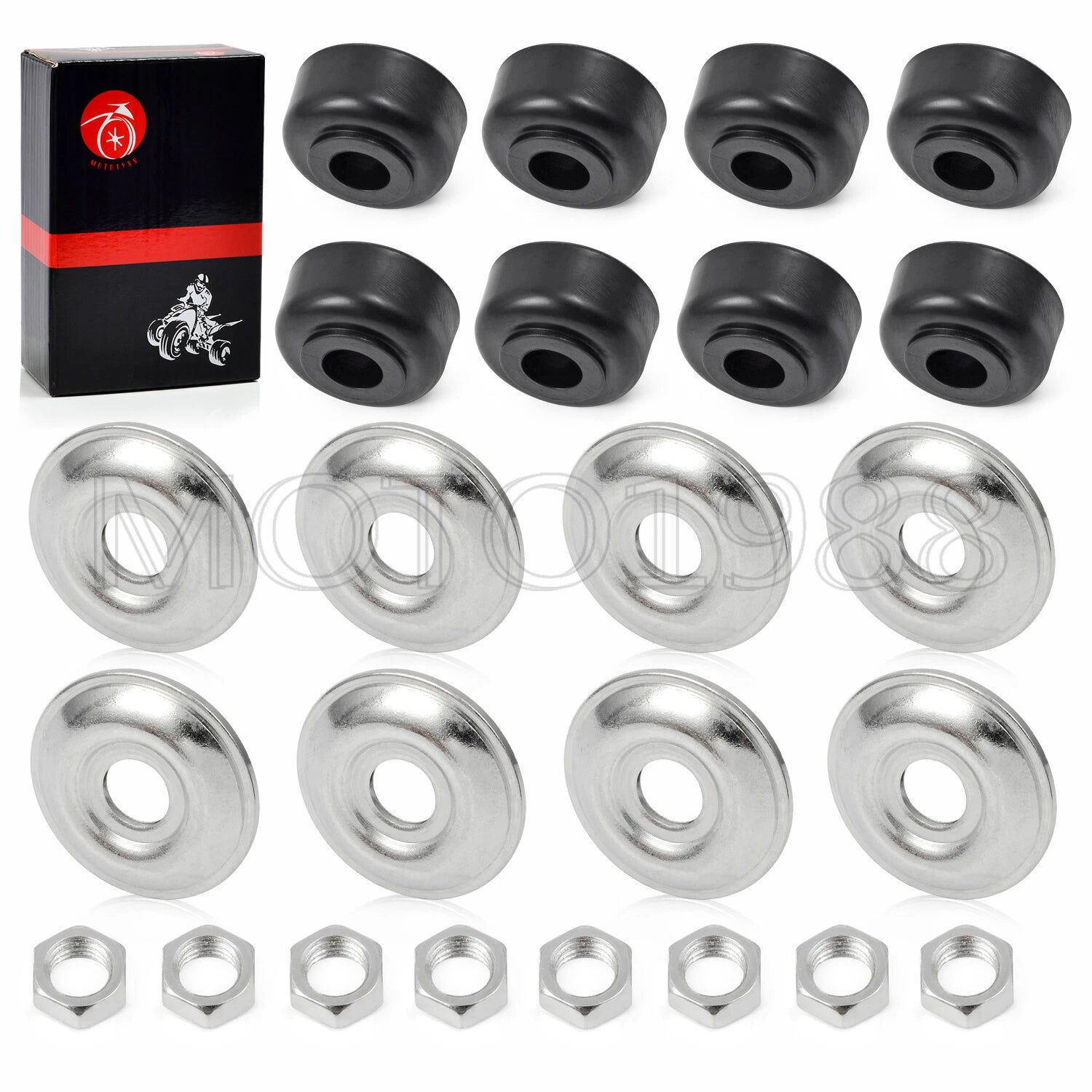 Set of 4 Shock Bushing Kit for EZGO (1994–2023)
