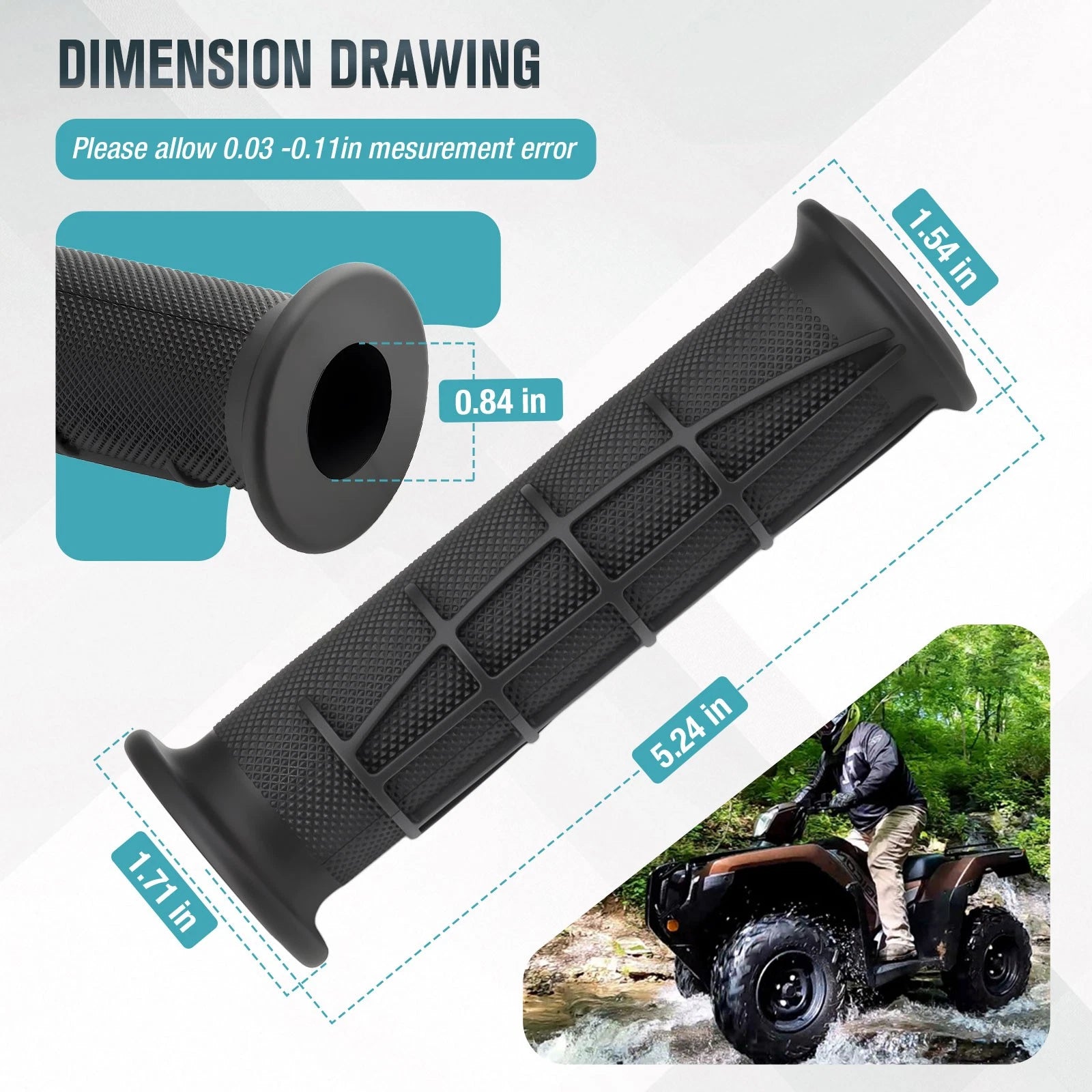 Handlebar Grips for Honda Talon 1000R 1000X 1000XS 1000X-4 (2019–2024)