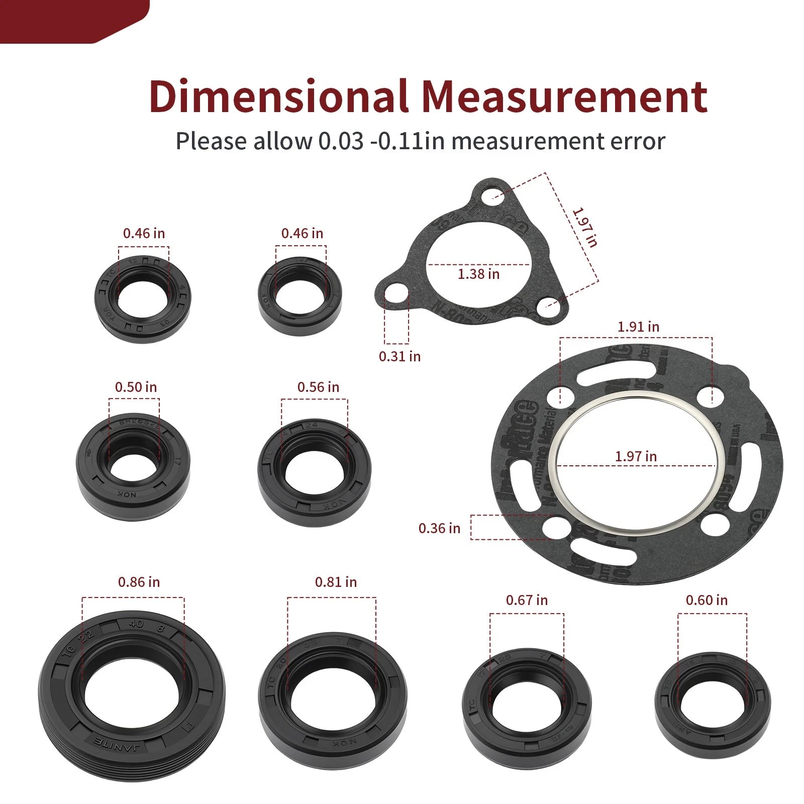 Complete Gasket and Oil Seals Kit for Honda CR80R (1986–1991)