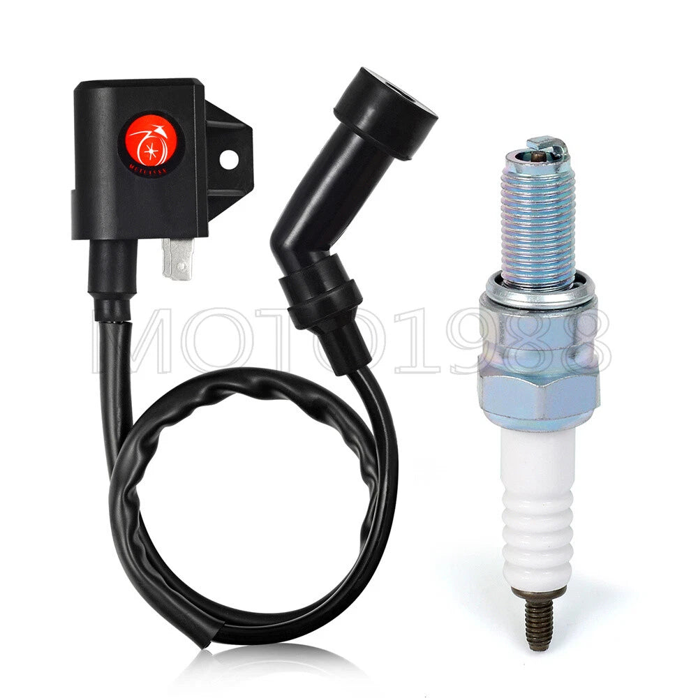 Ignition Coil & Spark Plug with Cap for Arctic Cat 400 4X4 LE (2003–2007)