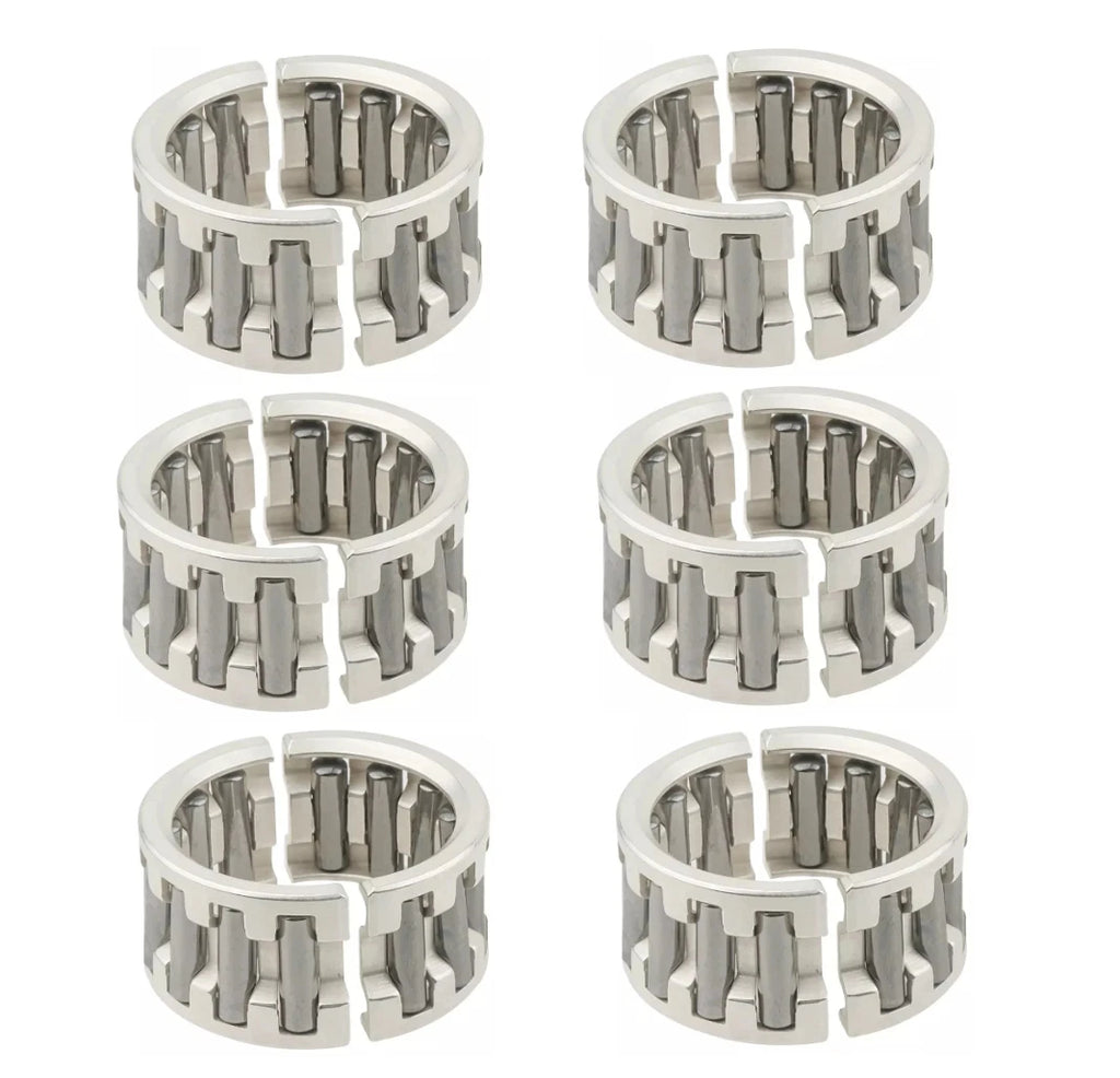 Set of 6 Needle Bearings for Yamaha Outboard 2T 75HP 85HP 90HP (93310-730V8, 93310-730A2)