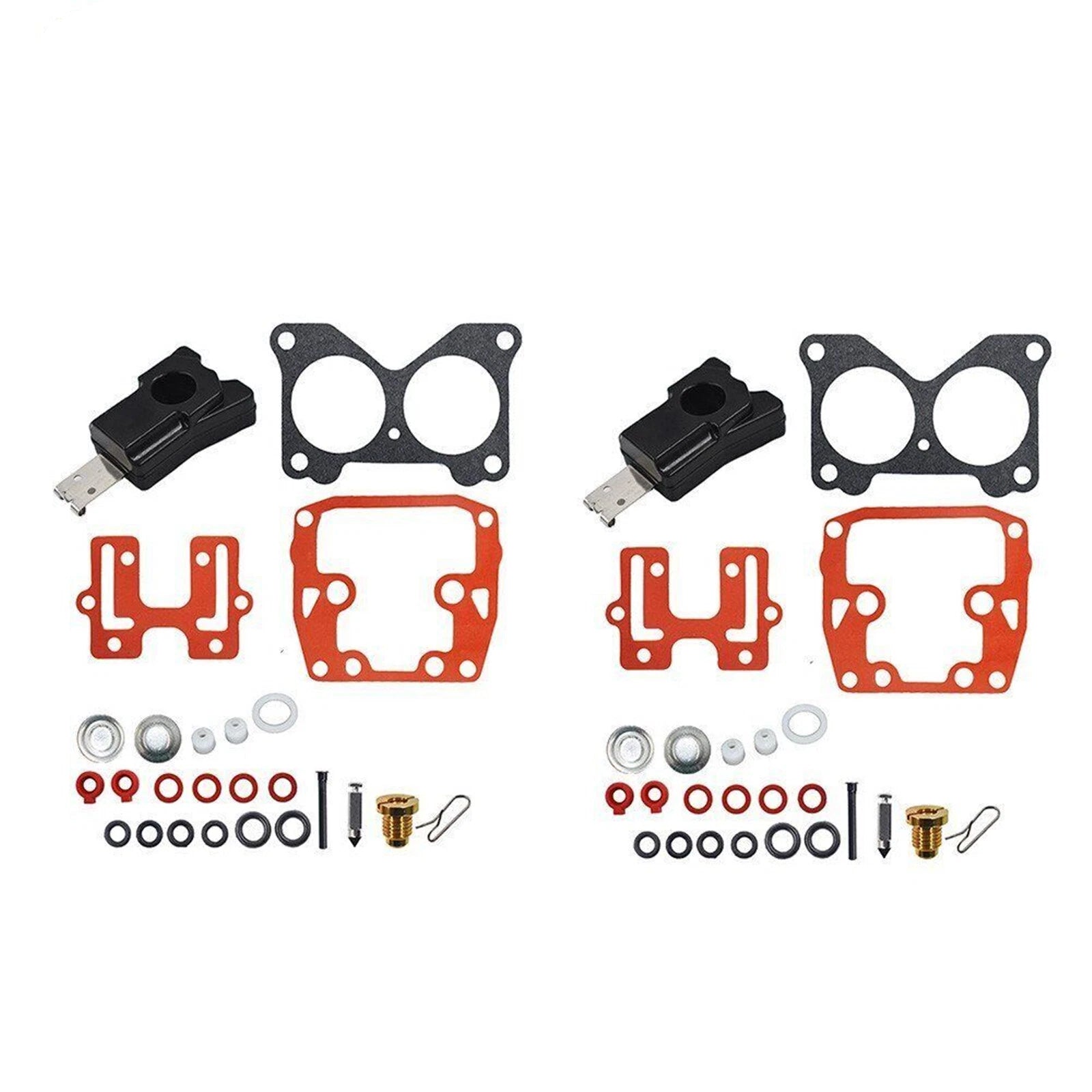 2Pcs Carb Repair Kit 439076 for Johnson Evinrude Carburetor (BRP/OMC)
