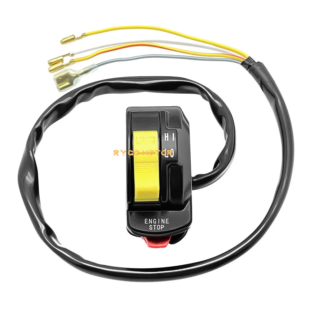 Handlebar Kill Stop Headlight Switch for Suzuki Quadsport 230 250 (1990–1998)