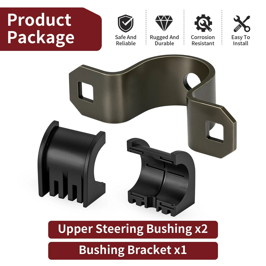 Upper Steering Bushing + Bracket for Polaris Ranger 500 700 (2005–2009)