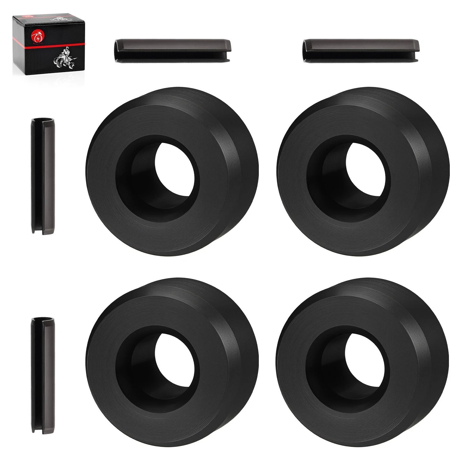 Set of 4 Secondary Clutch Rollers & Pins for Polaris Sportsman 500-850
