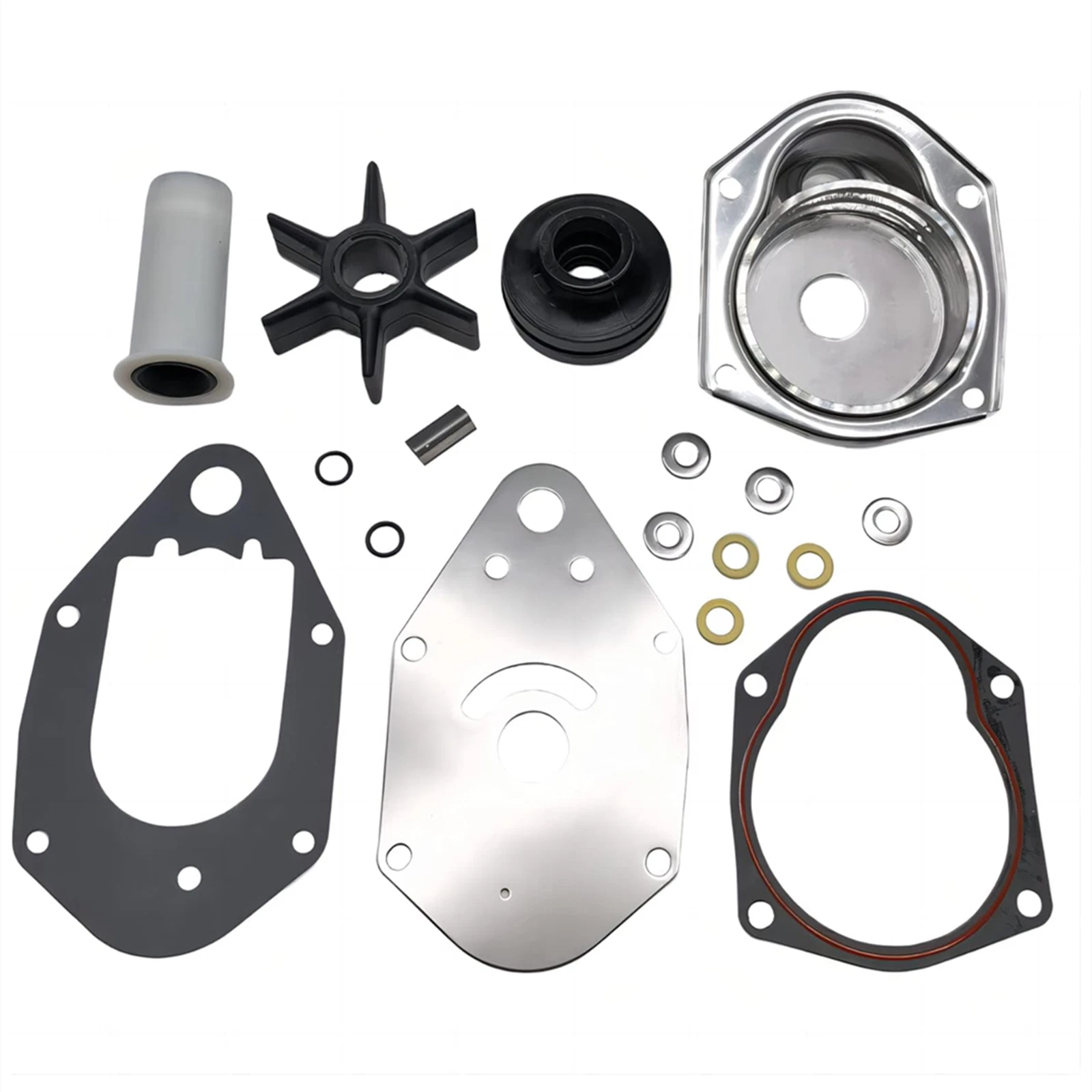 Water Pump Impeller Repair Kit for Mercury Outboards 45 50 55 60HP (46-812966A12)