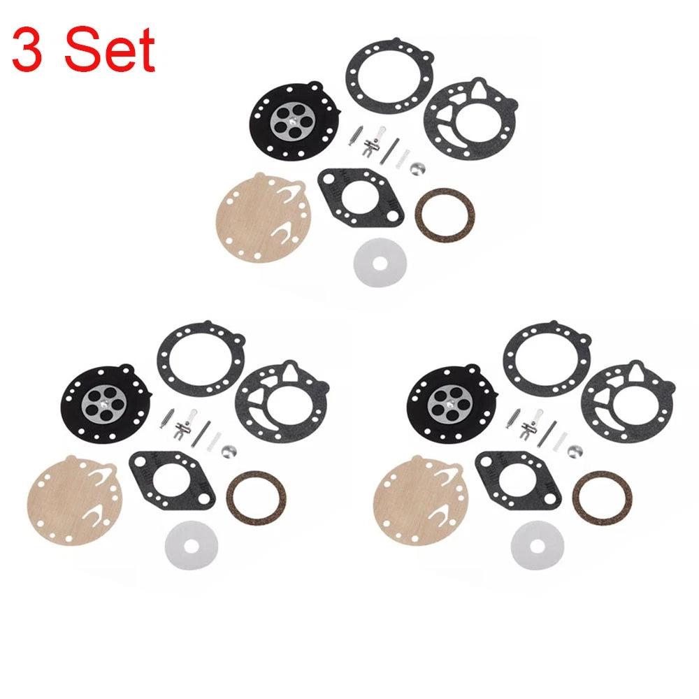 Set of 3 Carburetor Diaphragm Kit for Zama RB-42 Stihl 08 08S 070 090 TS350 TS360