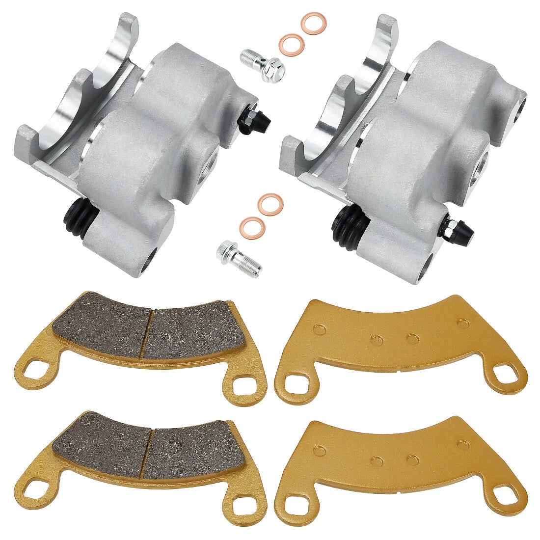 Front Brake Calipers w/Pads for Polaris Ranger XP 900 XP 1000 (2013–2019)
