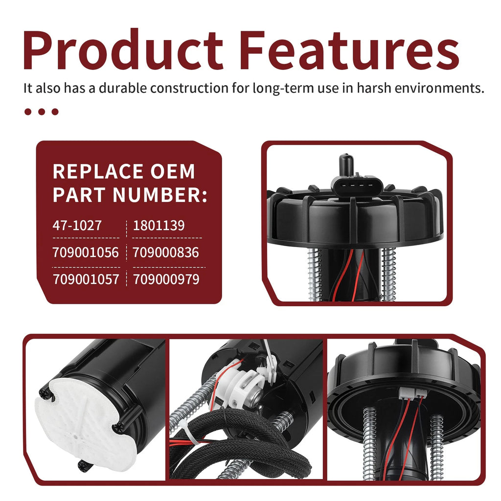 Fuel Pump Assembly 709000836 for Can-Am Commander 1000R Max (2021–2024)