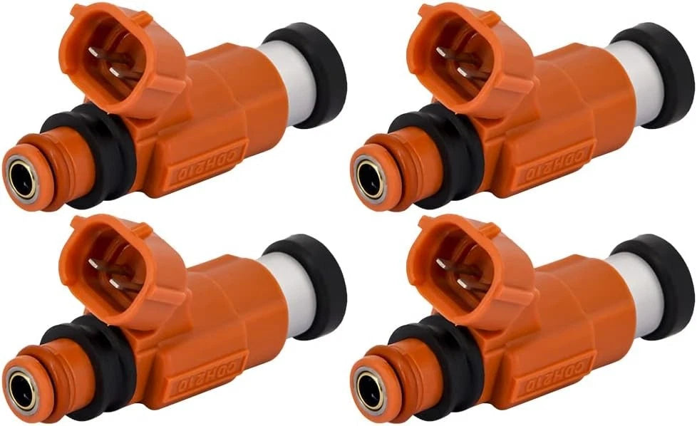 Set of 4 Fuel Injectors for Yamaha Outboard 115 HP (68V-8A360-00-00)