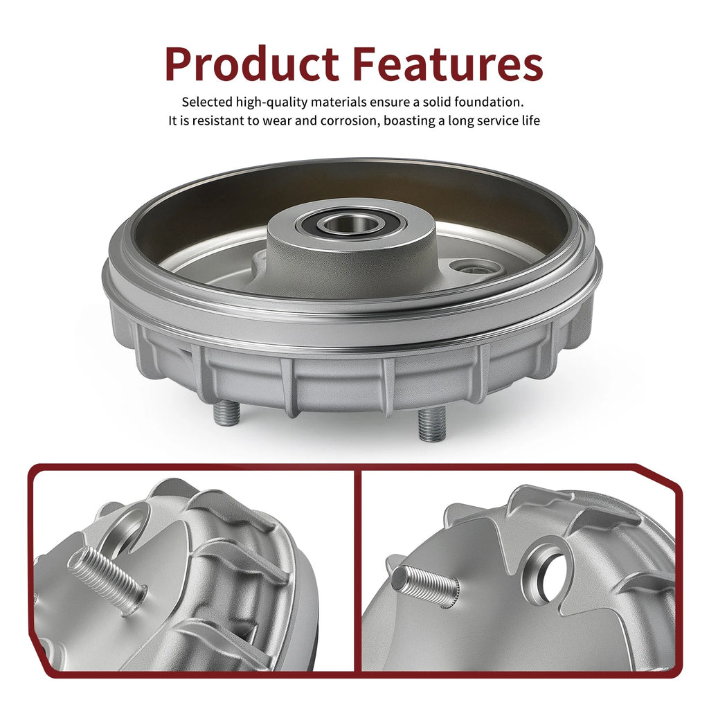 Front Brake Drum for Honda Rancher 350 TRX350TE TRX350TM (2000–2006) 44600-HN4-670