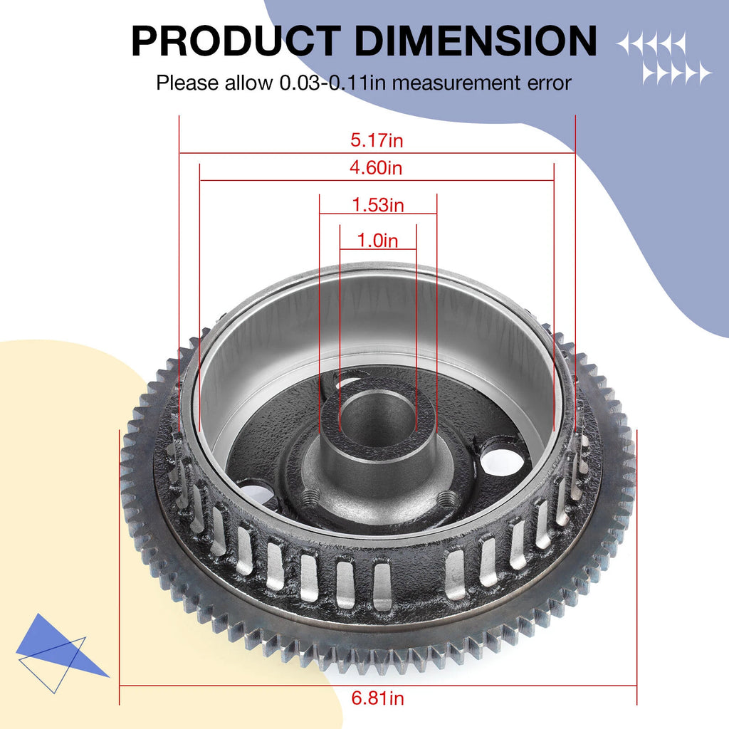 Flywheel Rotor 3089905 for Polaris Sportsman 500 EFI HO (2003–2014)
