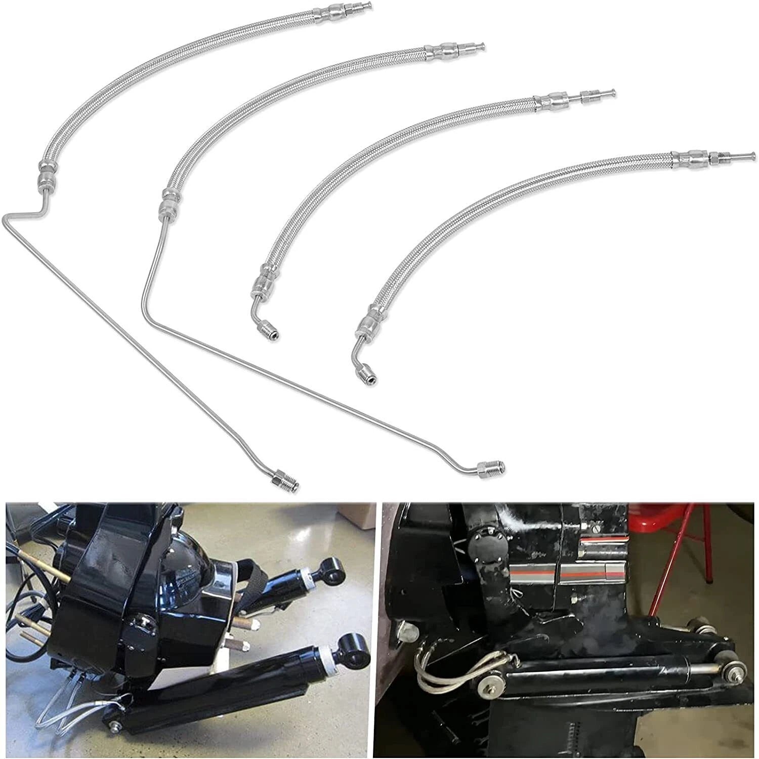Trim Ram Cylinder Hose Kit for Mercruiser Alpha 1 Gen 2 (32-864960, 32-864959)