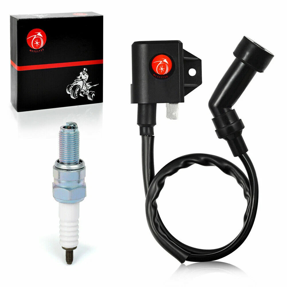 Ignition Coil & Spark Plug with Cap for Arctic Cat 400 4X4 LE (2003–2007)