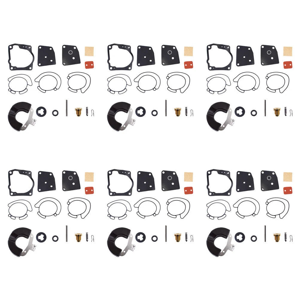 6X Fuel Pump for Johnson Evinrude (18-7247, 438996, 436852) V4