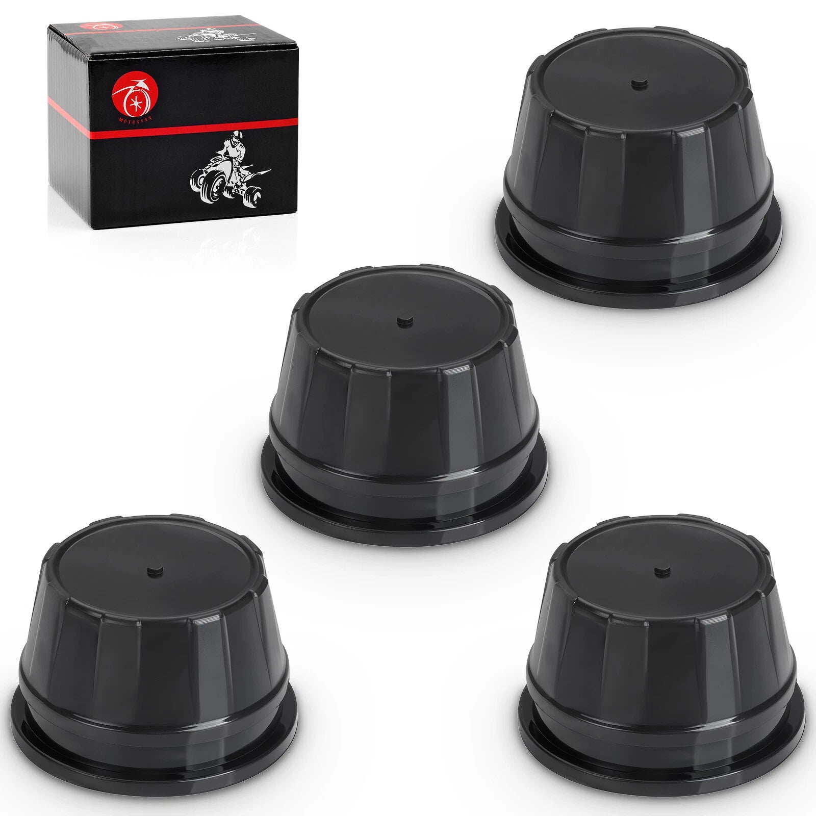 4X Wheel Center Caps for Honda Foreman Rubicon 500 TRX500 (2001–2023)