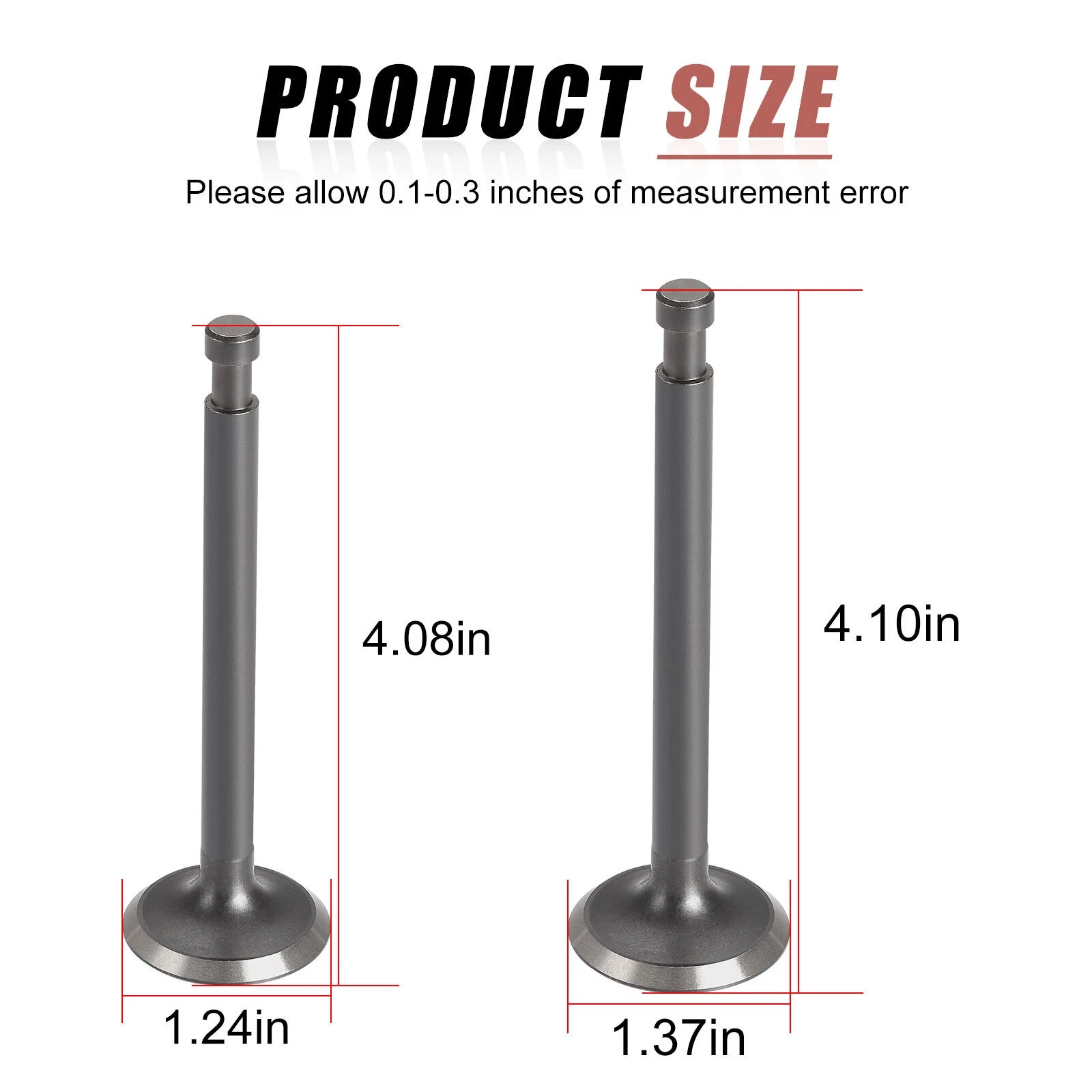 Exhaust & Intake Valve Set for Club Car Golf Cart 341cc (1984–1991)