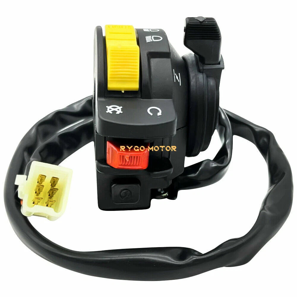 Left Handlebar Switch Start Headlight for Suzuki QuadRunner 250 (1987–1995)