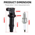 Ignition Coil & Spark Plug for Yamaha YZ450F YFZ450 YFZ450X (2003–2009)