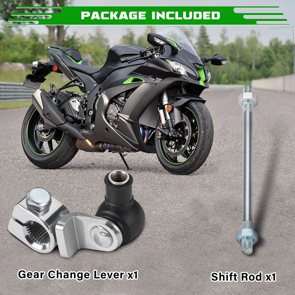 Gear Shifter Arm with Shift Rod for Kawasaki Ninja 300 (2013–2017) #13242-0087