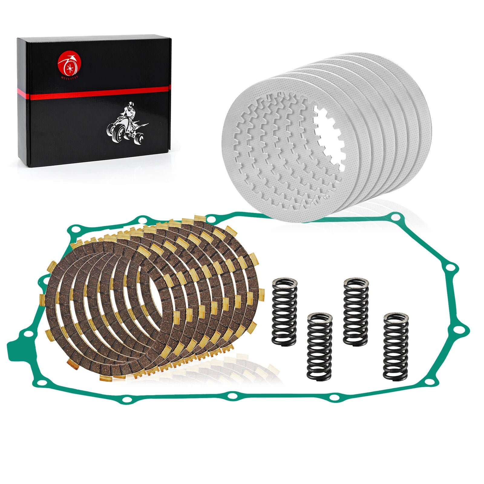 Clutch Friction Plates Gasket Kit for Honda VT750DC Shadow Spirit (2001–2003)