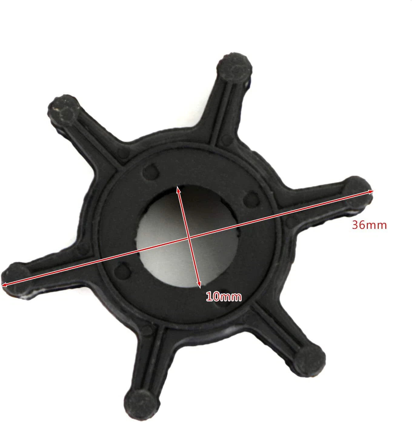 Rubber Impeller for Parsun Outboard 2.5 3 HP (F2.6-03000100)