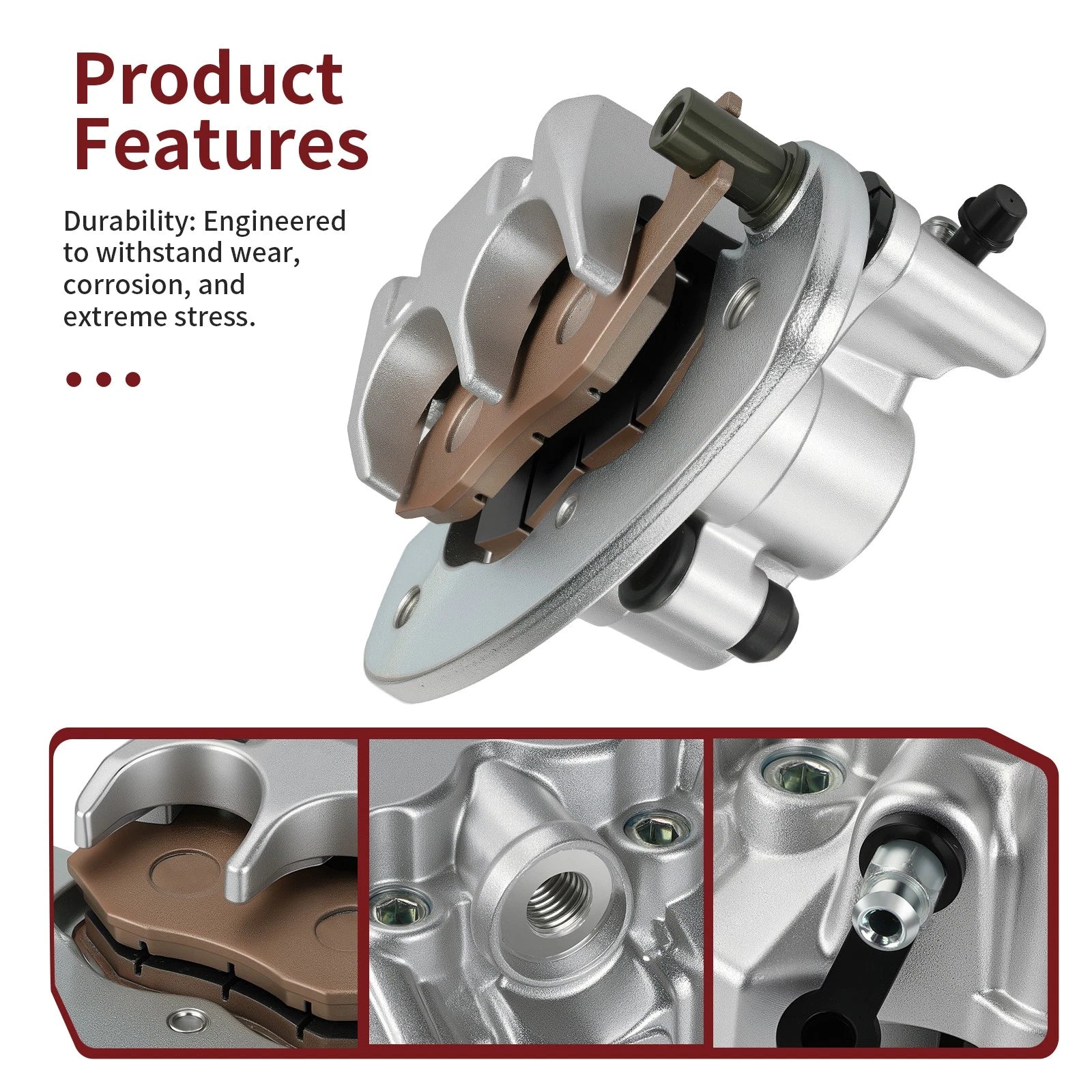 Rear Brake Caliper Set for Can Am Commander Max 800R 1000R (2017–2018)