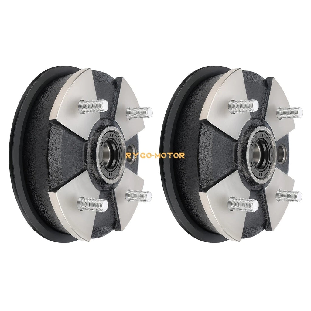 2 Front Brake Drums for Honda FourTrax TRX200 TRX200D (1990–1997) 44600-HM8-000
