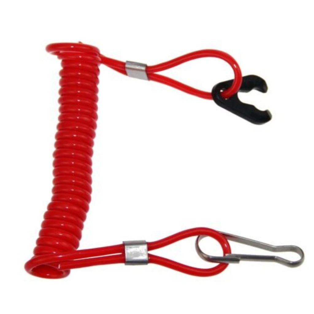 Kill Stop Switch & Safety Lanyard for Yamaha 2 Str Outboard Motor (EPM 689-82575-02)