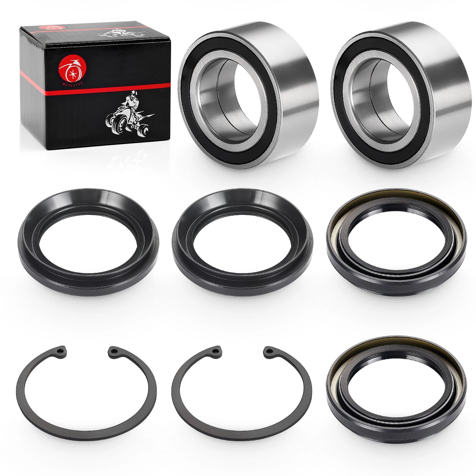 Rear Wheel Bearing & Seal Kit for Honda Rincon TRX650 TRX680 (2003–2023)