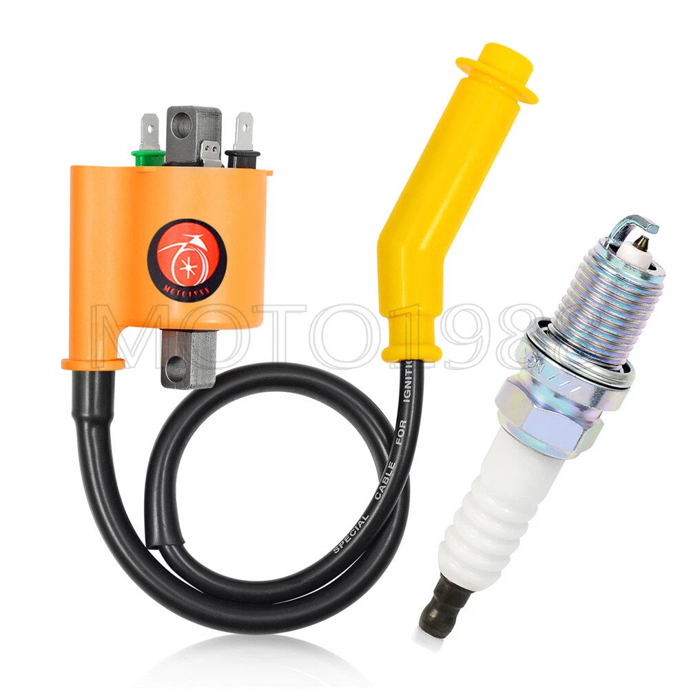 Ignition Coil Spark Plug for Honda Rancher 420, Foreman 500 (2014–2018) 30510-HR3-A21