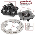 Front Left or Right Wheel Hub & Brake Disc for Honda Foreman Rubicon 500 (2001–2023)
