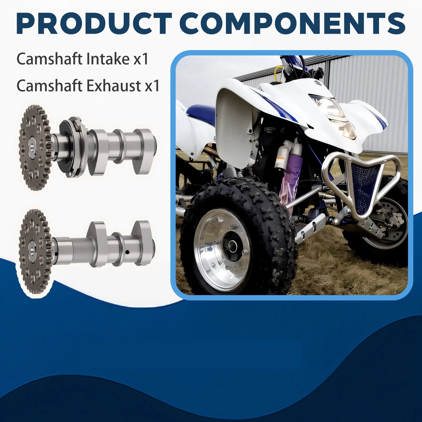 Intake & Exhaust Camshaft Kit for Suzuki LTZ400 (2003–2014)