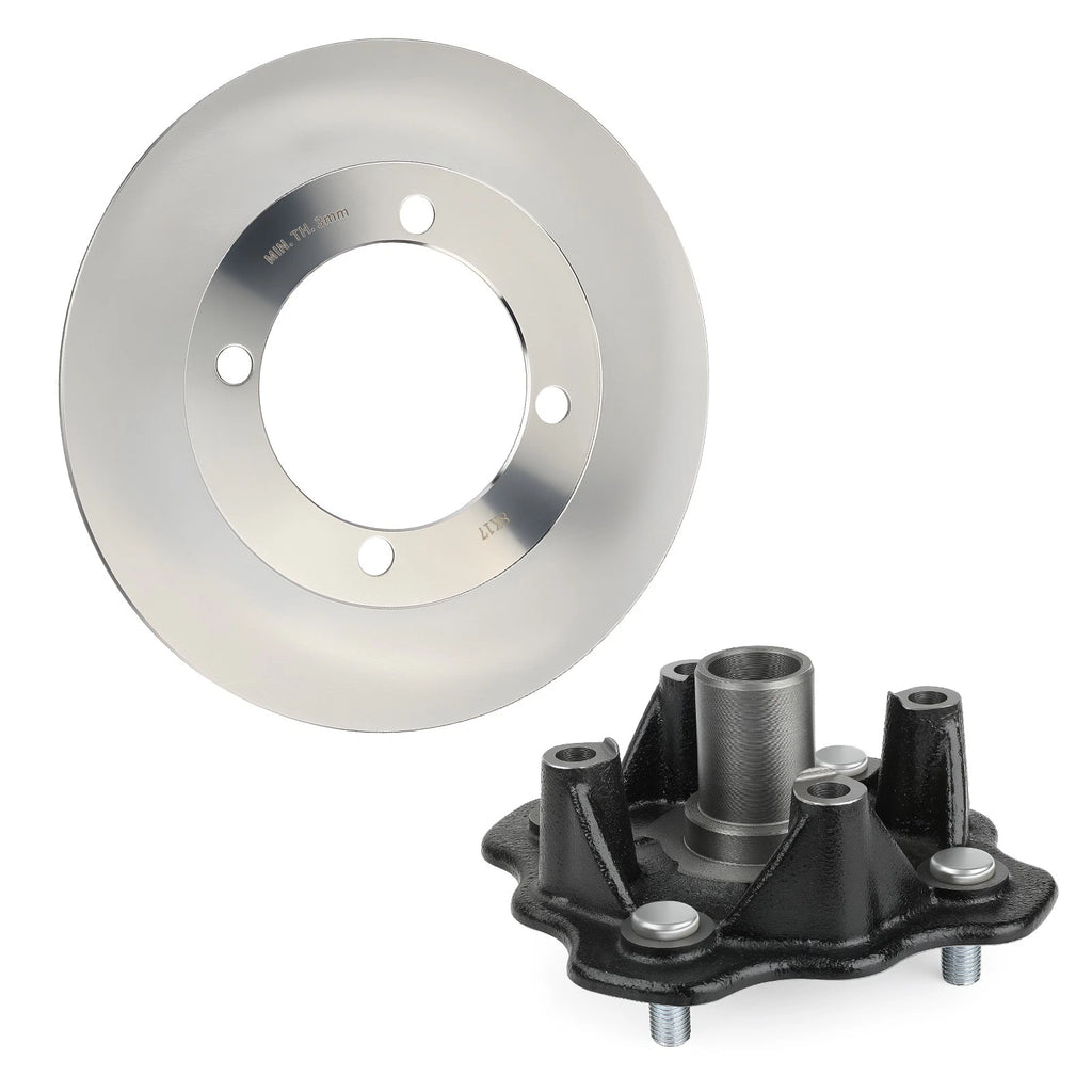 Front Wheel Hub & Brake Disc Rotor for Suzuki Eiger 400 (2002–2007)