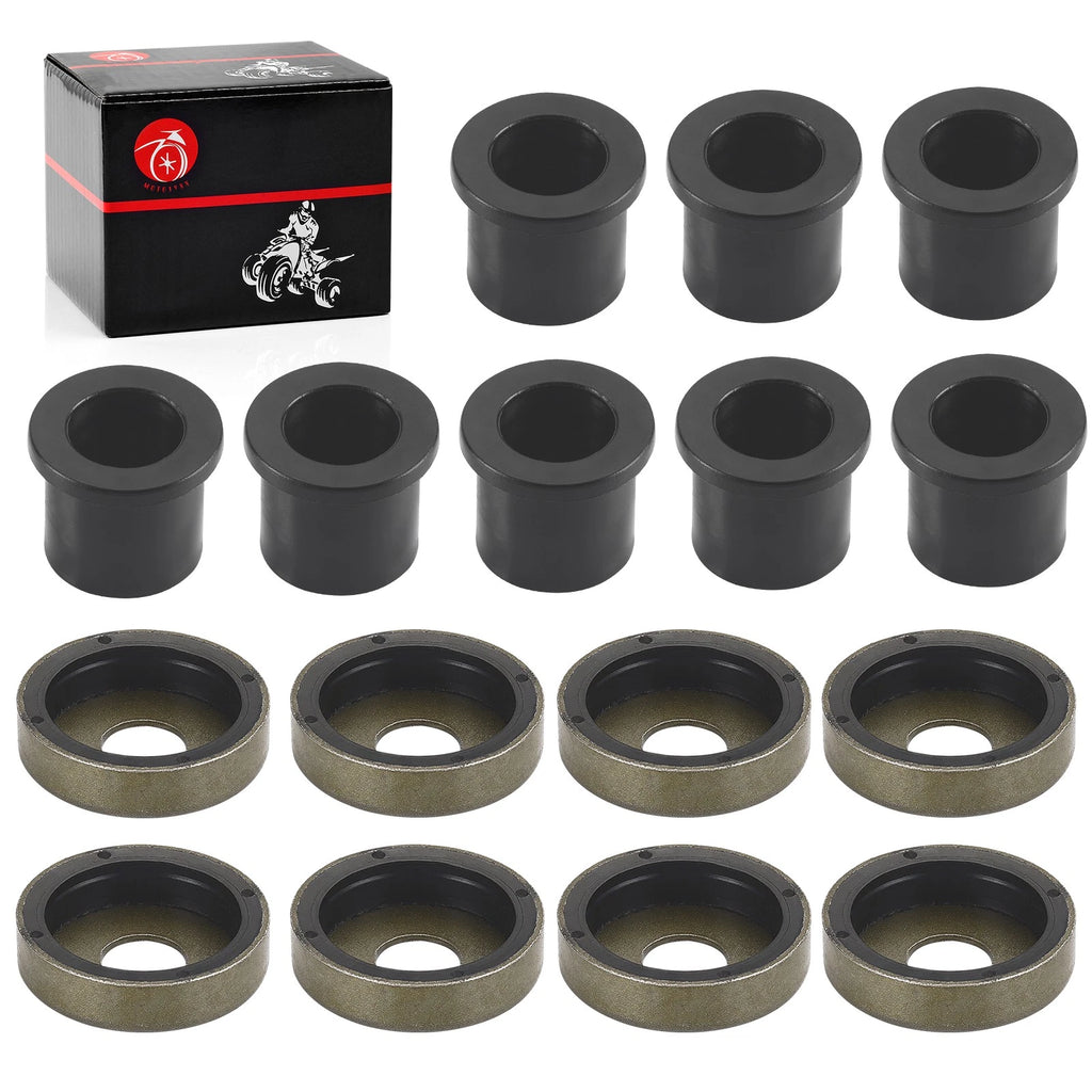 8Pcs Front A-Arm Bushing & Cap for Polaris Phoenix (2005–2021)