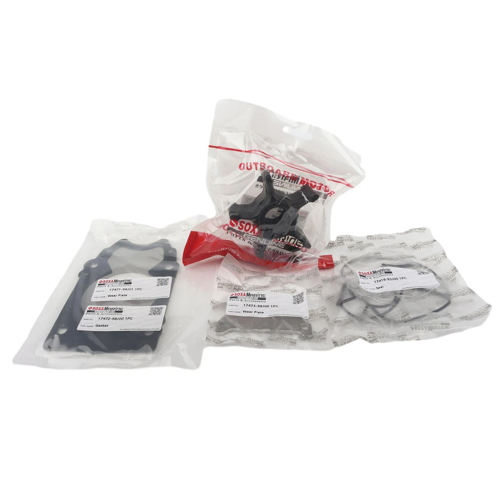 Water Pump Impeller Repair Kit for Suzuki 200 225 250 300 HP (200–300) 17400-98J01 18-3267