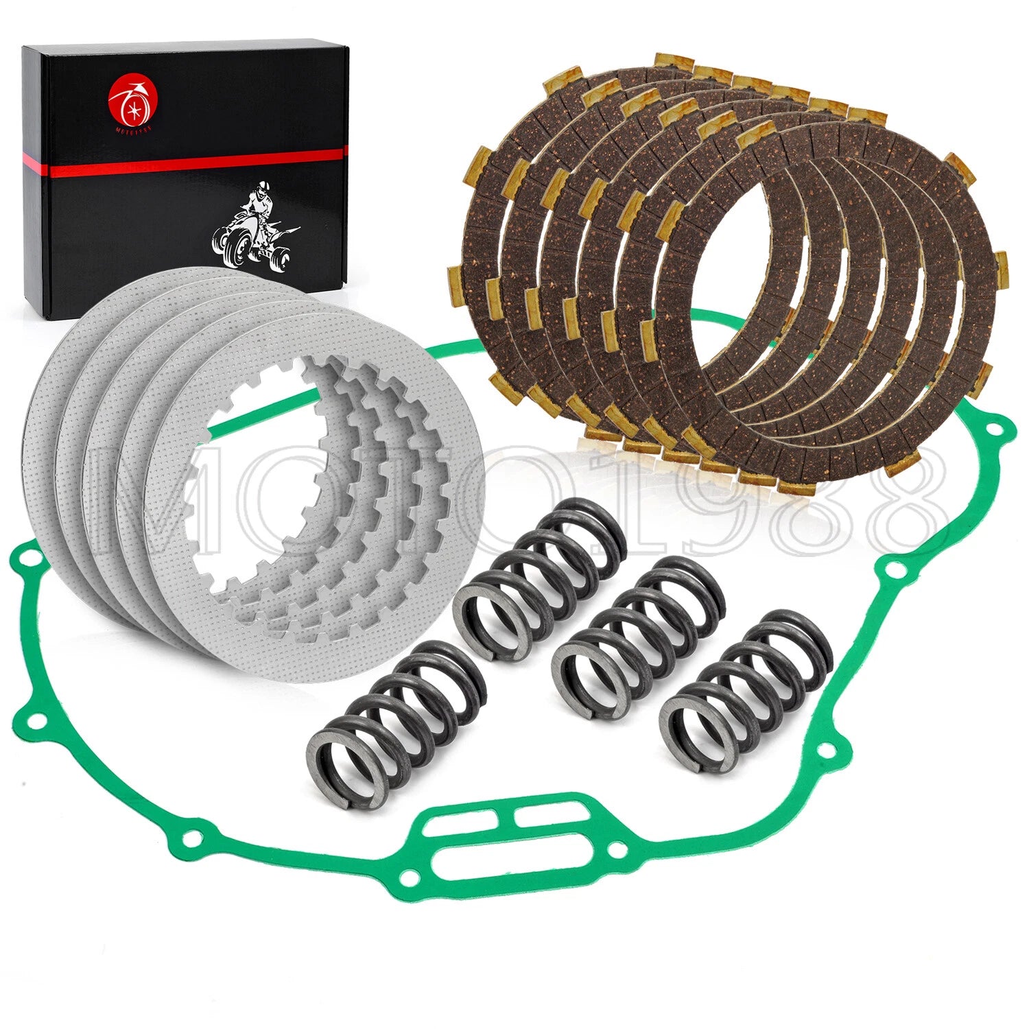 Clutch Kit with Heavy Duty Springs & Cover Gasket for Honda Sportrax TRX300EX (1993–2008)