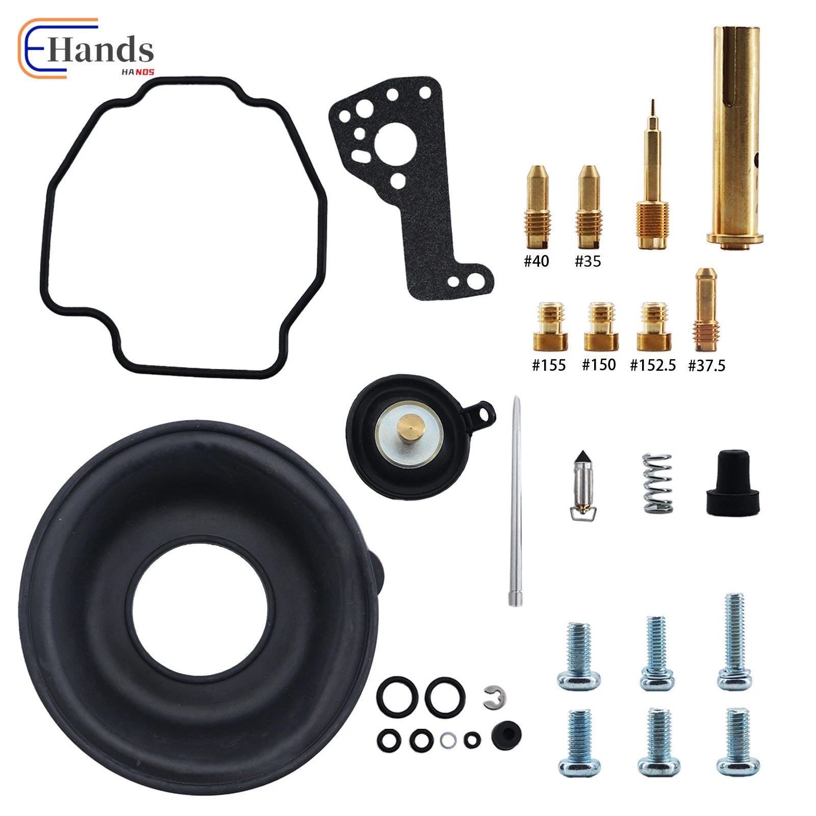 Carburetor Rebuild Kit for Yamaha VMX12 V-MAX 1200, XVZ1300, Venture, Virago, XV400