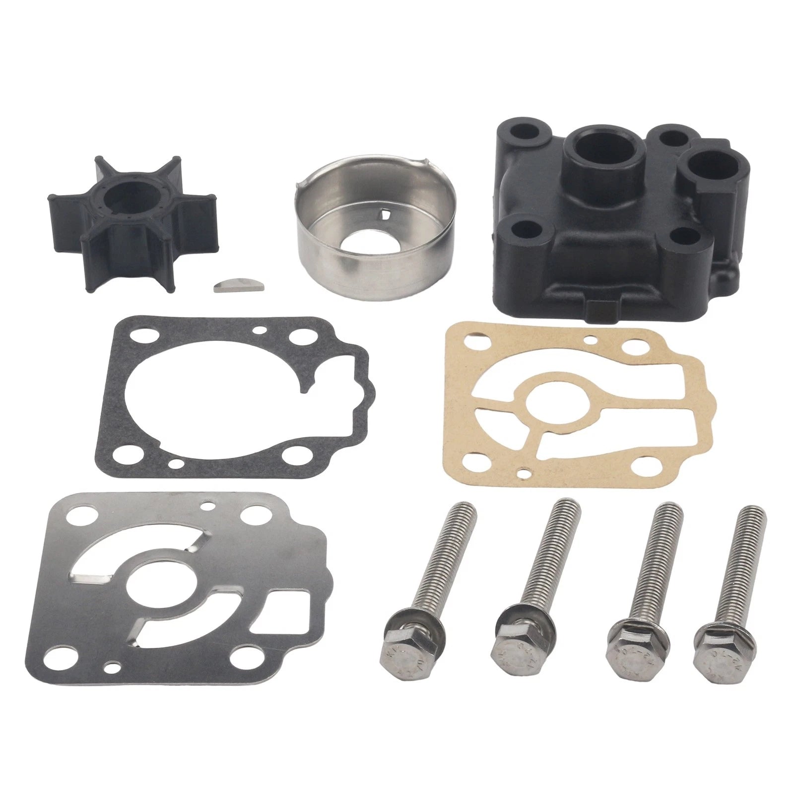 Water Pump Impeller Repair Kit with Housing for Nissan Tohatsu (3T5-87322-3)
