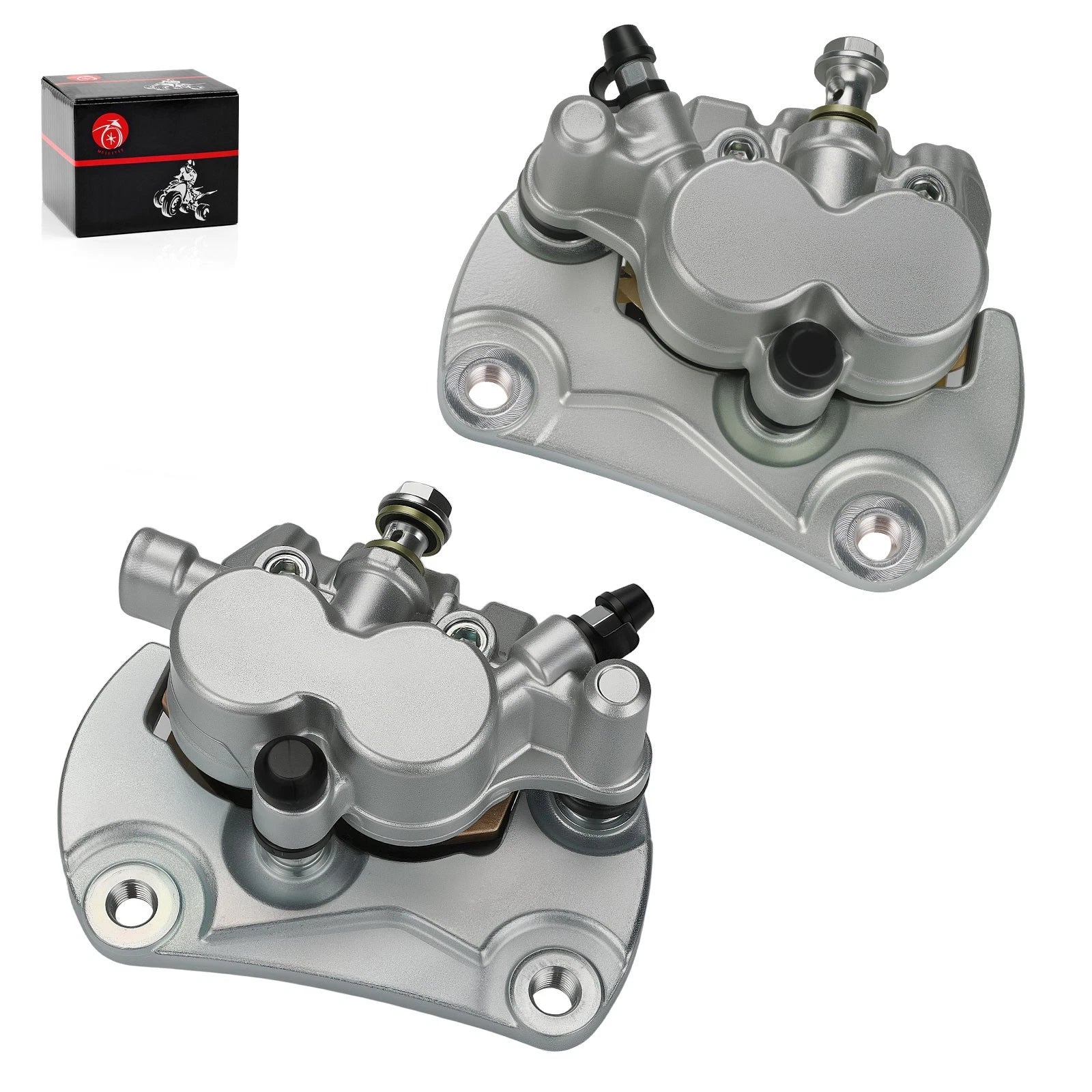 Front Brake Calipers & Pads for Can-Am Commander Max 800R 1000R (2017–2018)